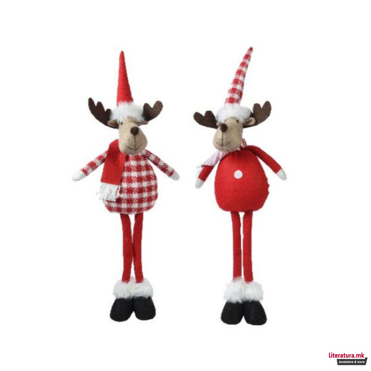 Декоративна фигура, Deer - кариран, 60 cm, 2 дизајни 