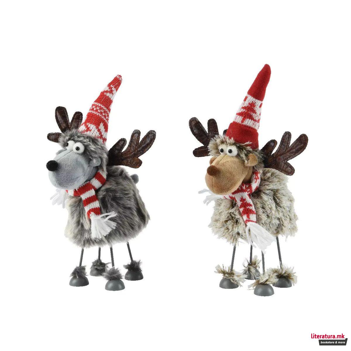 Декоративна фигура, Gray Deer, 26 cm, 2 дизајни 