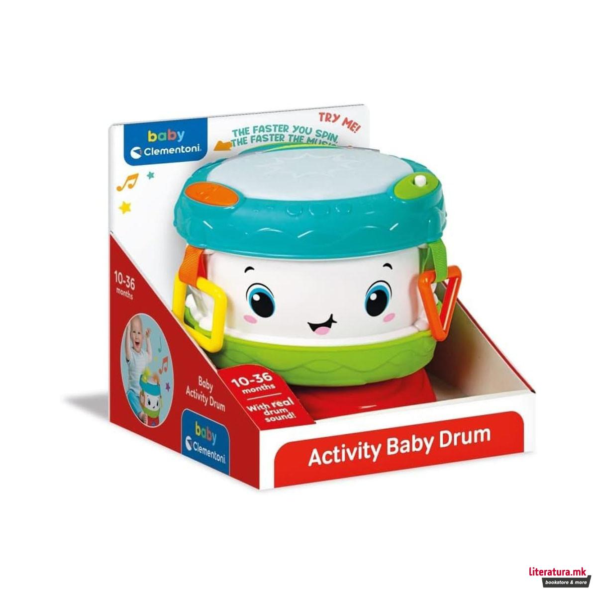 Тапанче за бебиња, Baby Clementoni - Activity Baby Drum 