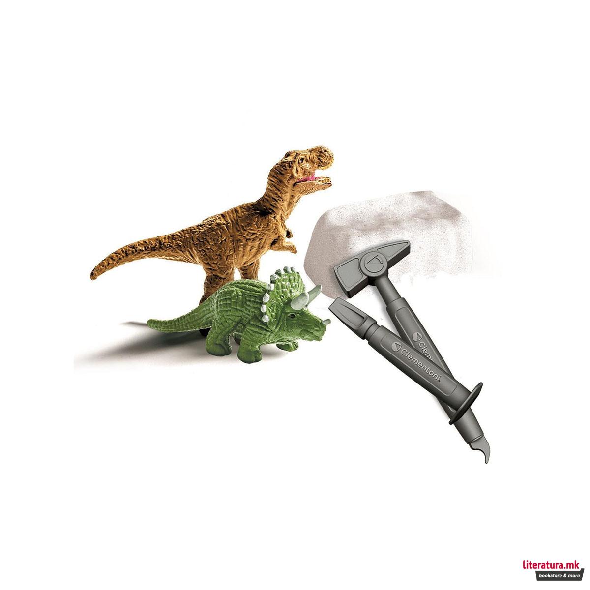 Мини сет за ископување, Science&Play Lab - Dinosaurs
