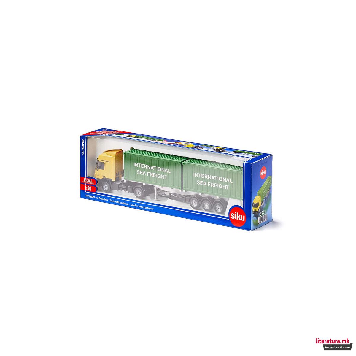 Фигура, Mercedes-Benz Truck w/Containers 