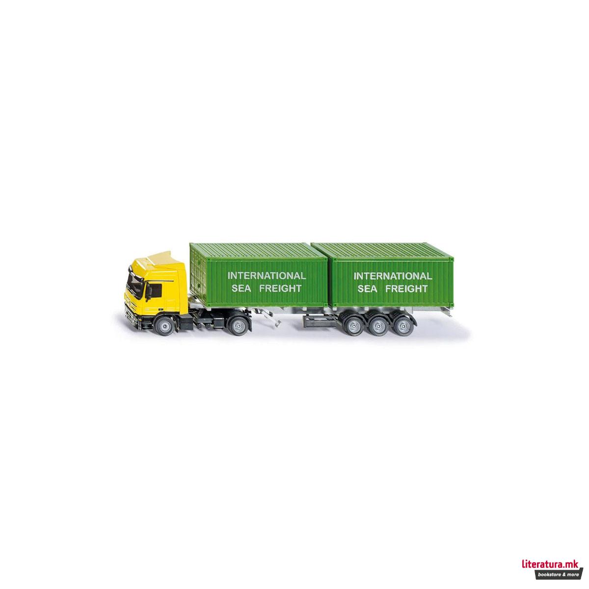 Фигура, Mercedes-Benz Truck w/Containers 