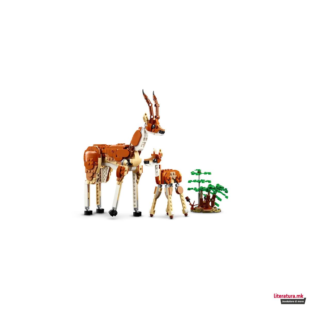 LEGO коцки, Creator 3in1, Wild Safari Animals