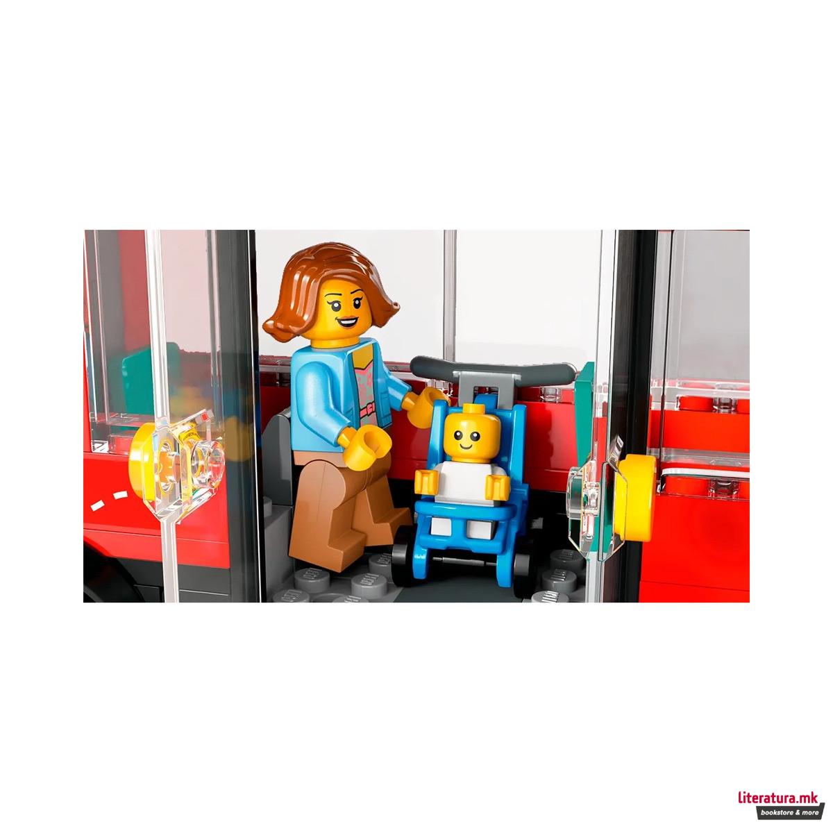 LEGO коцки, City, Red Double-Decker Sightseeing Bus