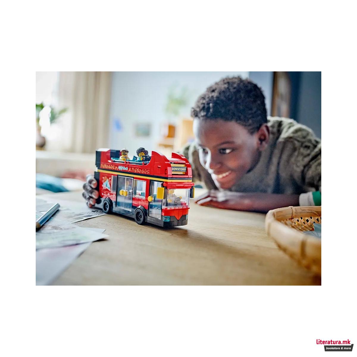 LEGO коцки, City, Red Double-Decker Sightseeing Bus