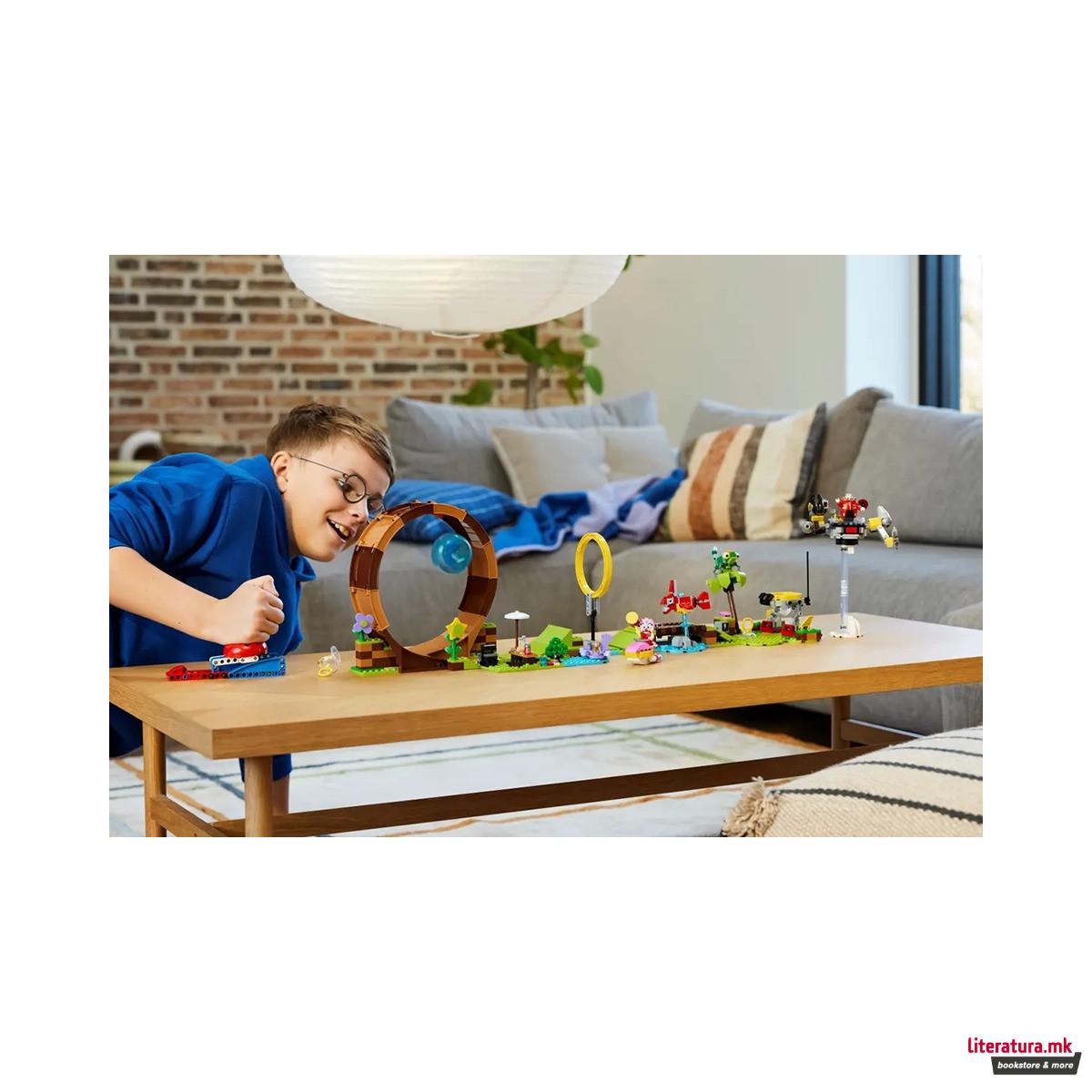 LEGO коцки, Sonic The Hedgehog, Sonic's Green Hill Zone Loop Challenge