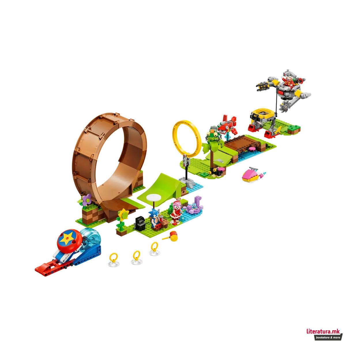 LEGO коцки, Sonic The Hedgehog, Sonic's Green Hill Zone Loop Challenge