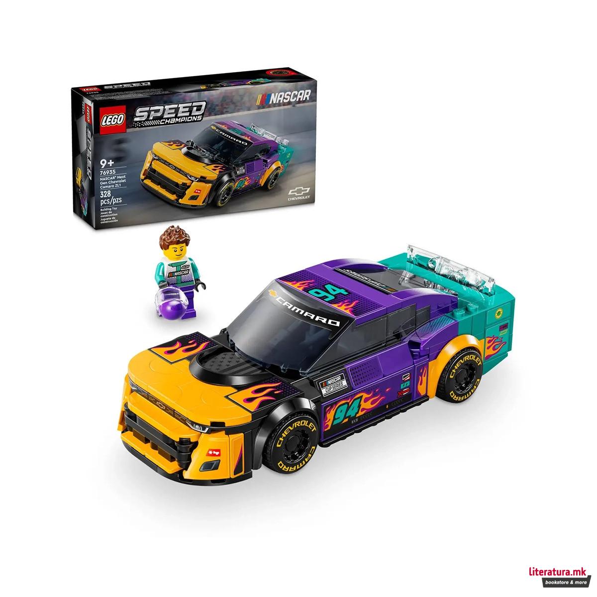 LEGO коцки, Speed Champions, NASCAR® Next Gen Chevrolet Camaro ZL1