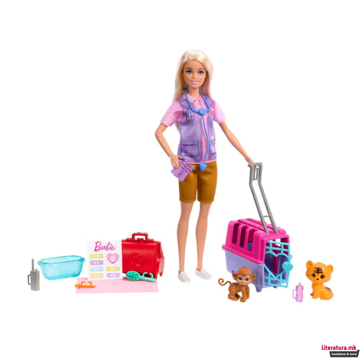 Кукла Barbie: You Can Be Anything - Animal Rescue & Recovery