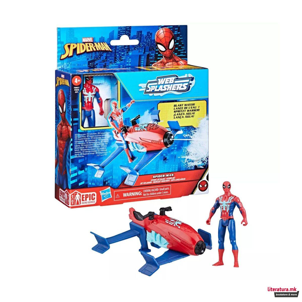 Фигура, Marvel: Spider-Man Web Splashers - Hydro Jet Blast (Epic Hero Series)