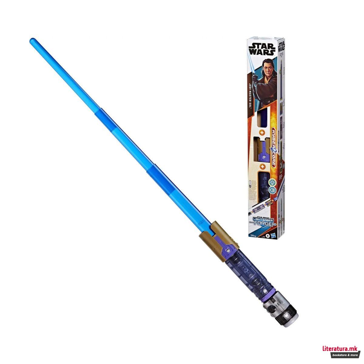 Lightsaber електронска играчка, Star Wars - Jedi Master Sol