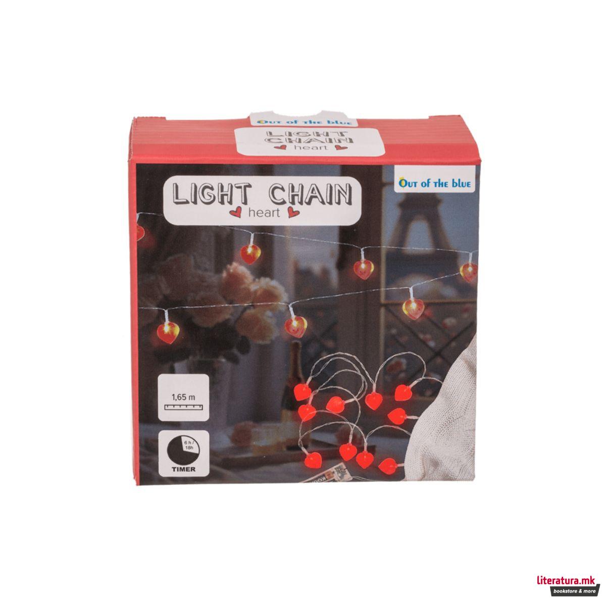 LED ламбички - Срциња, 1/10, 165 cm