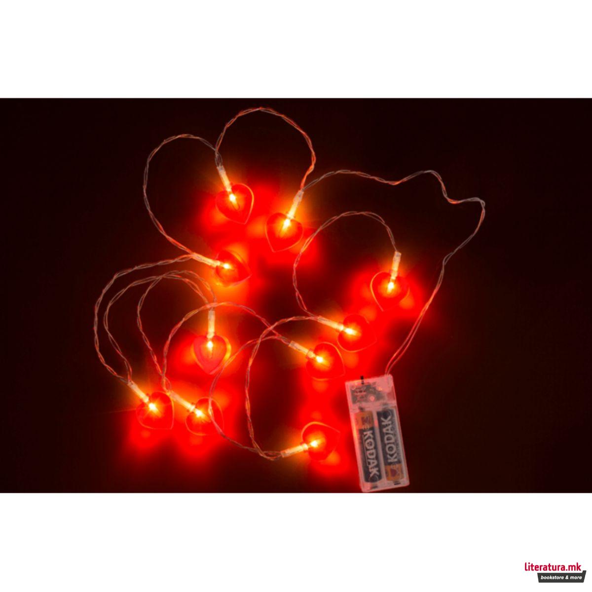 LED ламбички - Срциња, 1/10, 165 cm