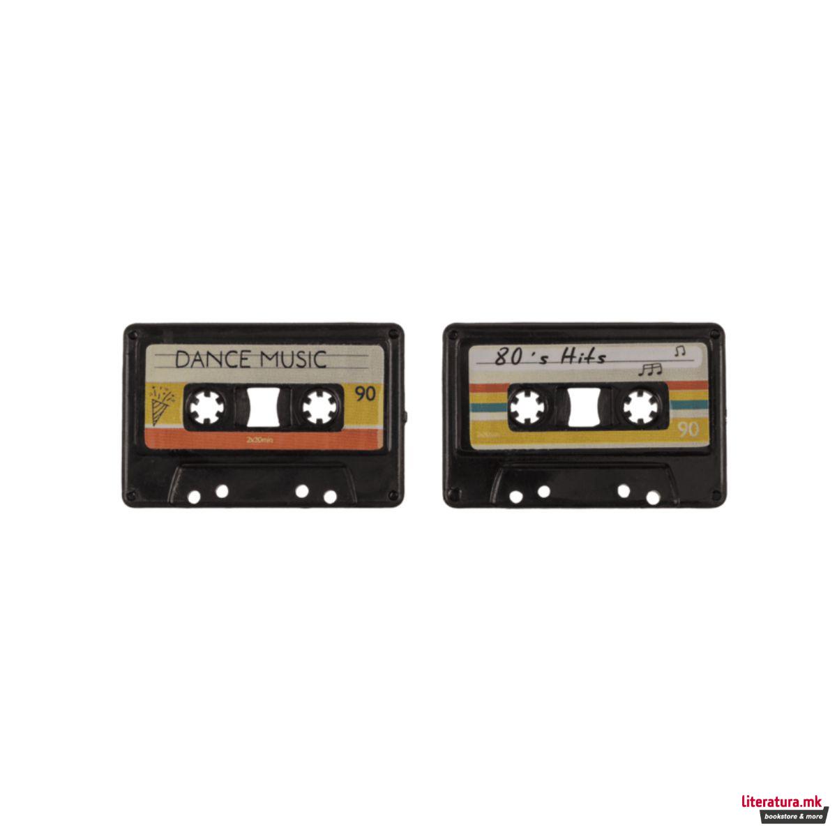 Сет од 4 магнети, Retro Cassette