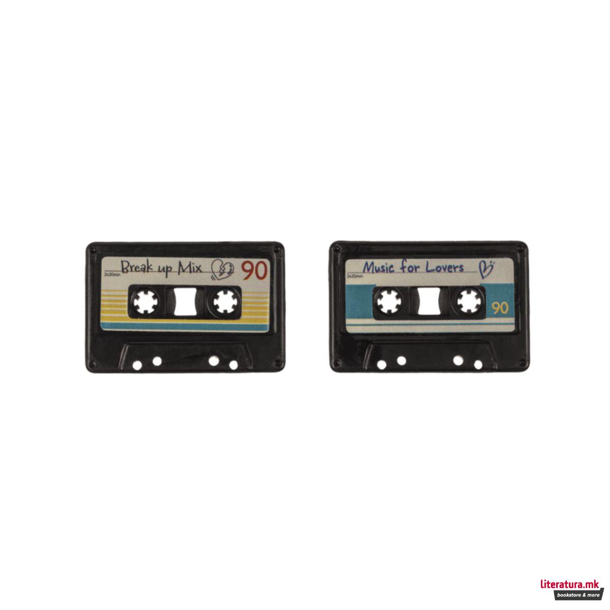 Сет од 4 магнети, Retro Cassette