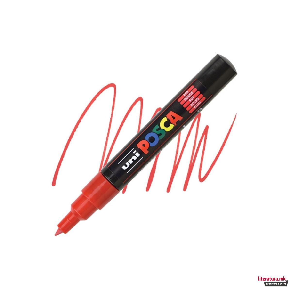 Маркер, Posca PC-1MC - Red 