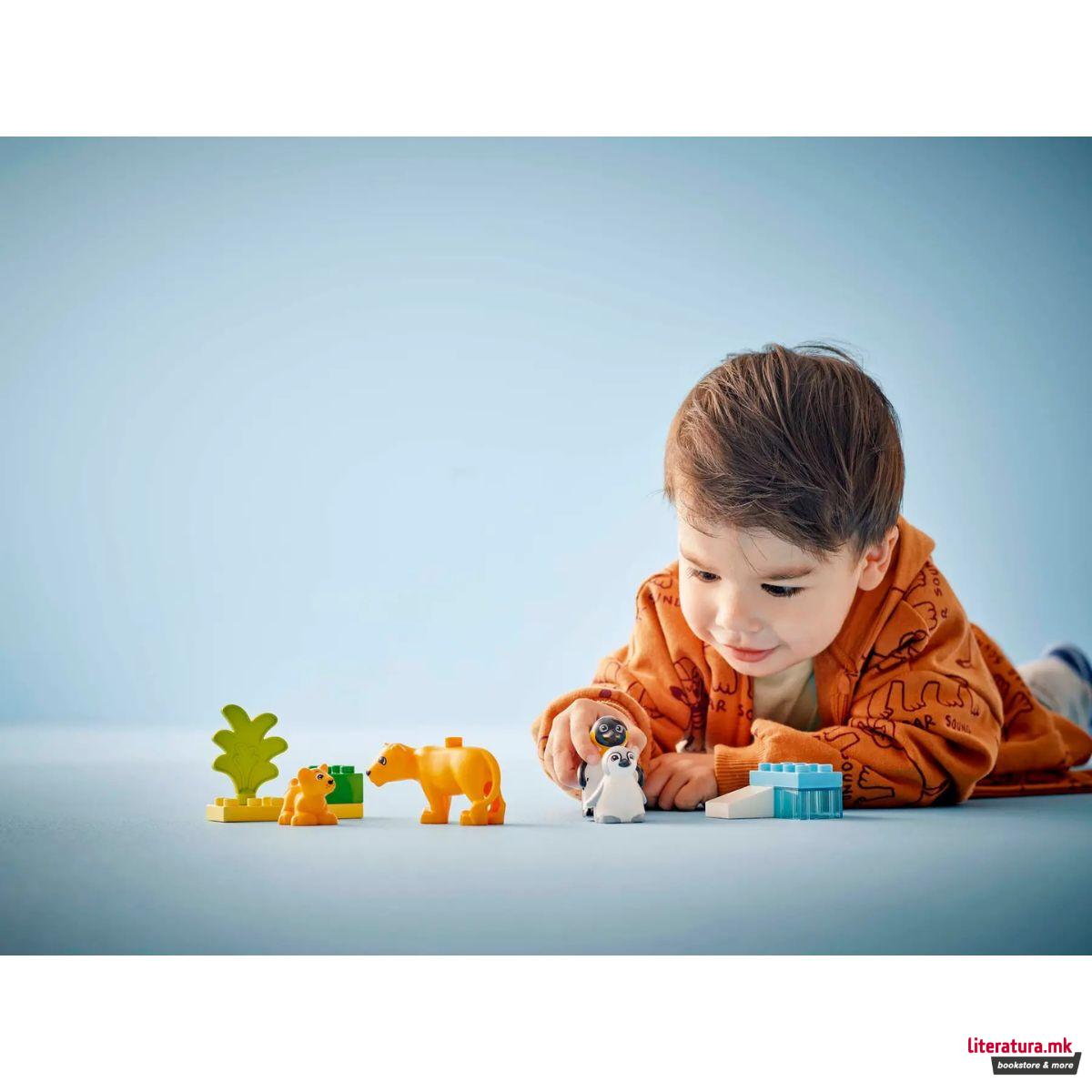 LEGO коцки, Duplo, Wild Animal Families: Penguins & Lions