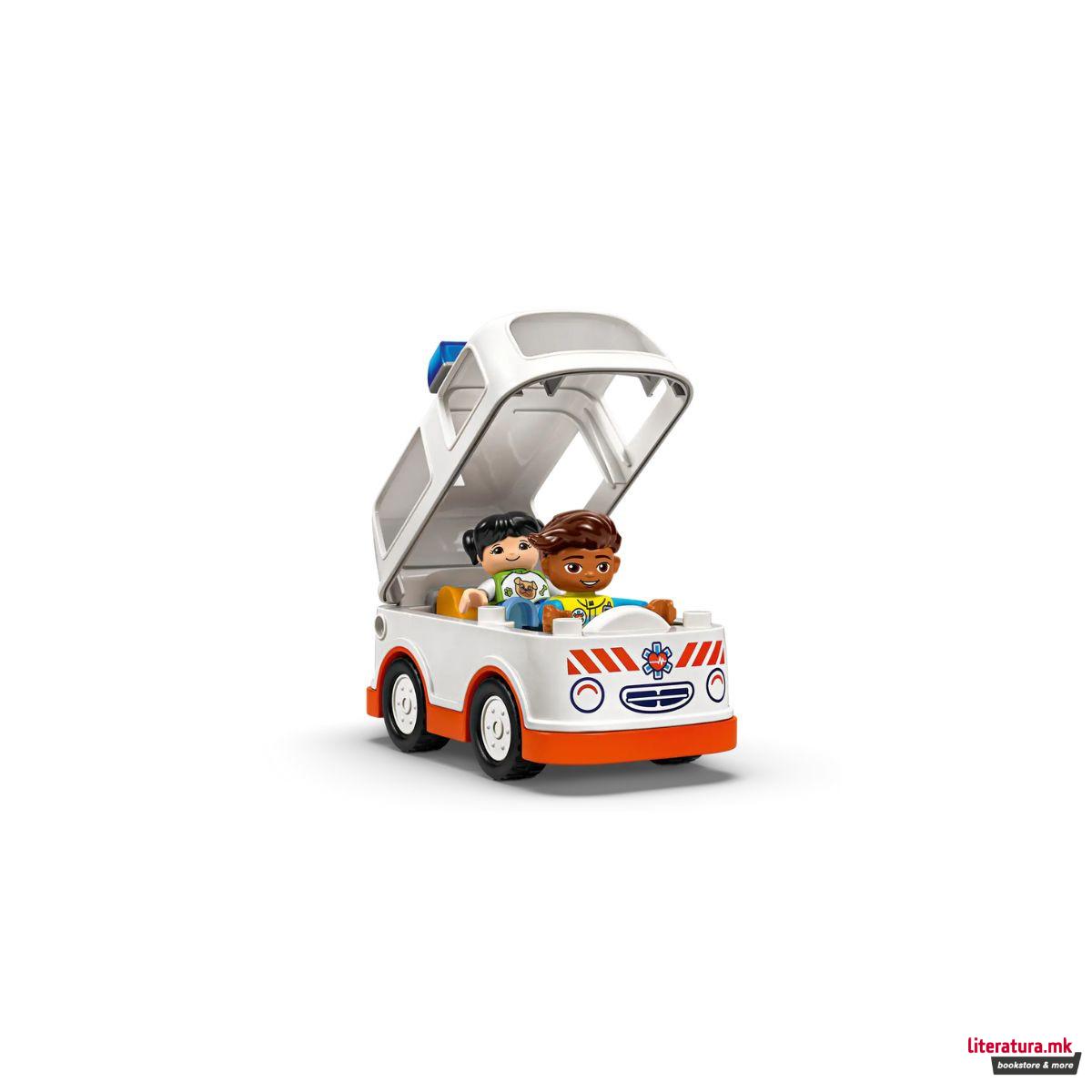 LEGO коцки, Duplo, Ambulance & Driver