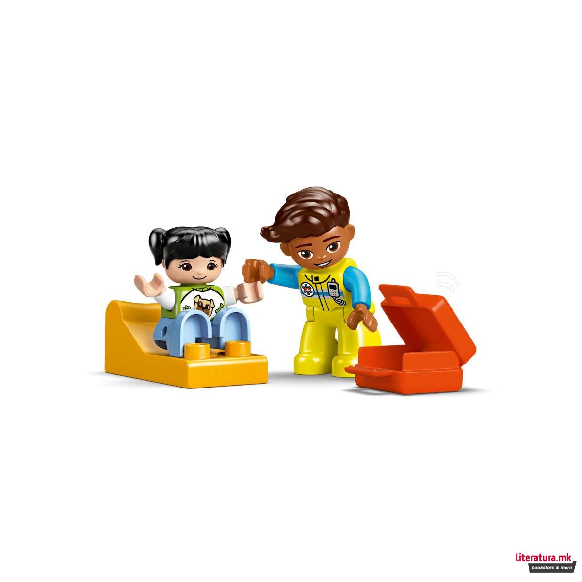 LEGO коцки, Duplo, Ambulance & Driver