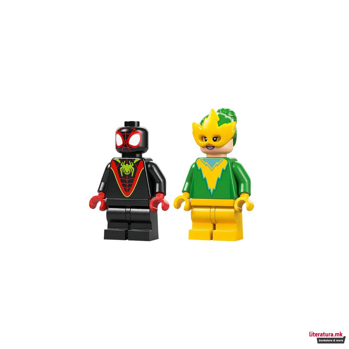 LEGO коцки, Marvel, Spin and Electro Dinosaur Vehicle Chase