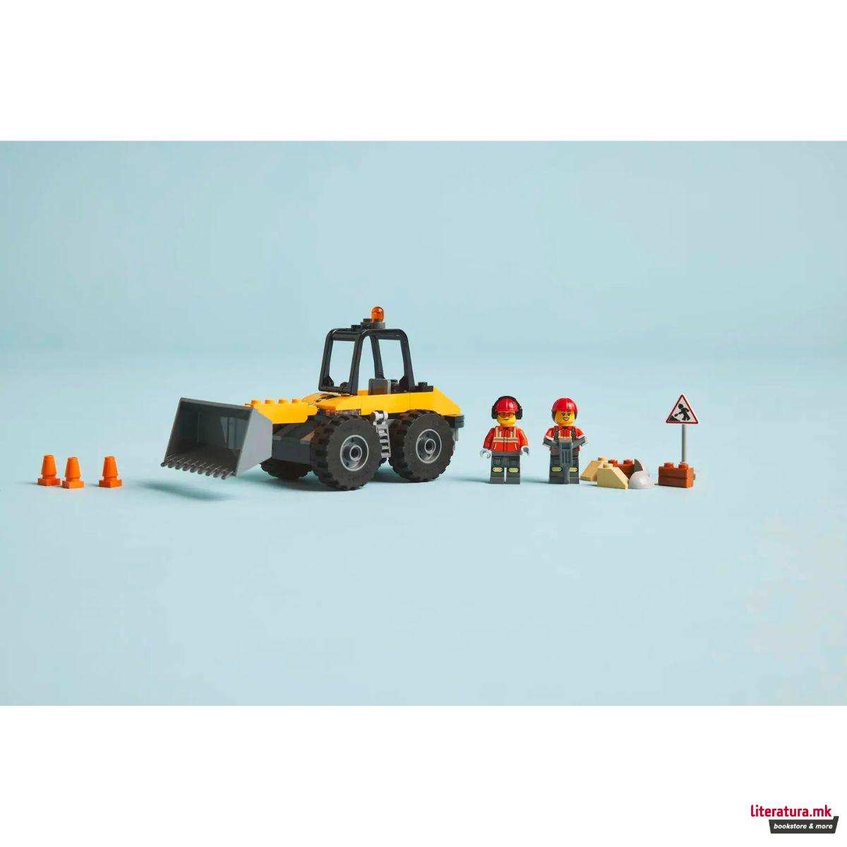 LEGO коцки, City, Yellow Construction Wheel Loader