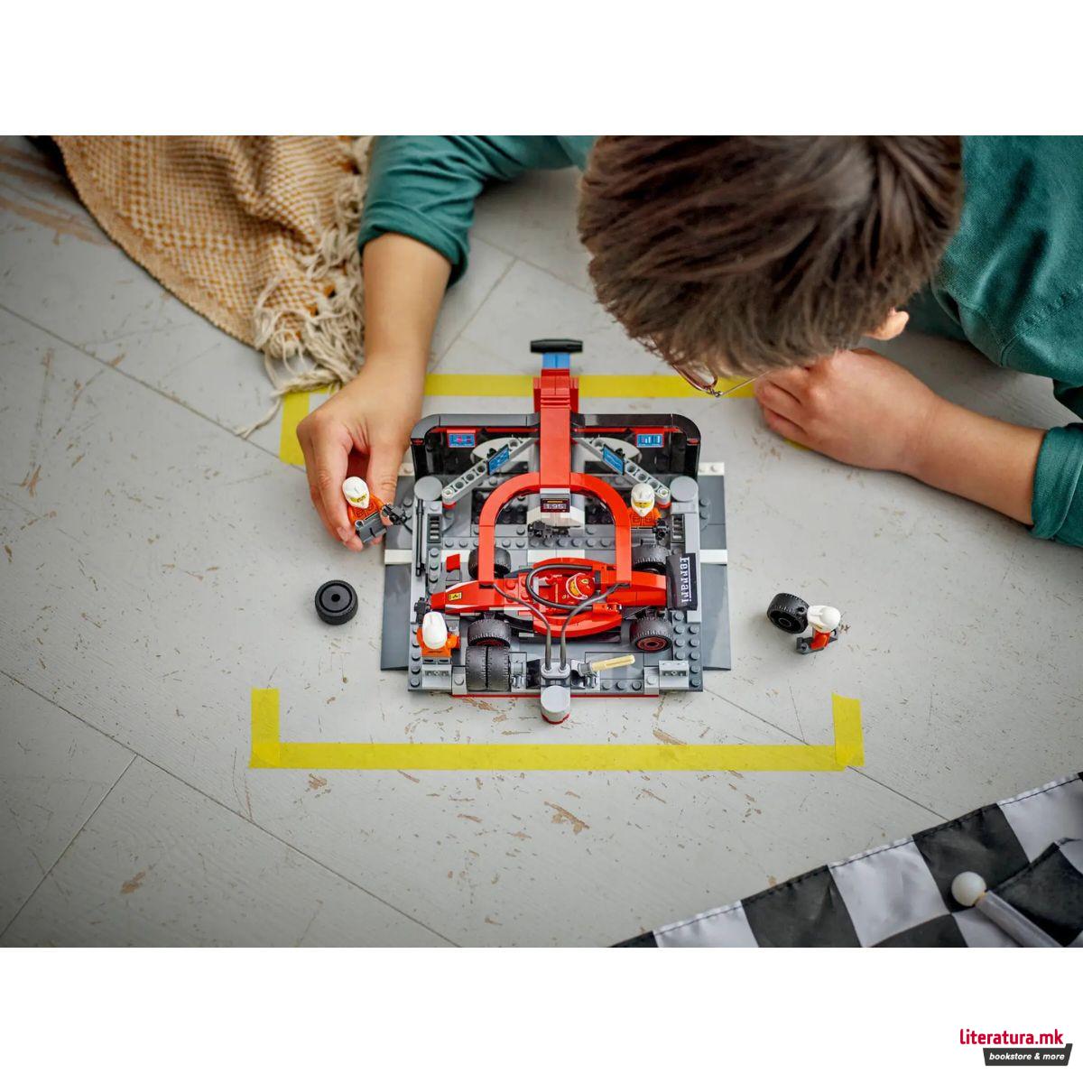LEGO коцки, City, F1® Pit Stop & Pit Crew with Ferrari Car