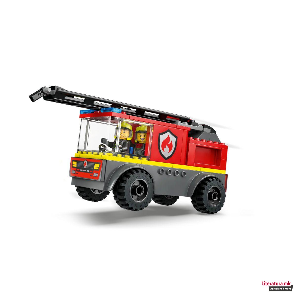 LEGO коцки, City, Fire Ladder Truck 