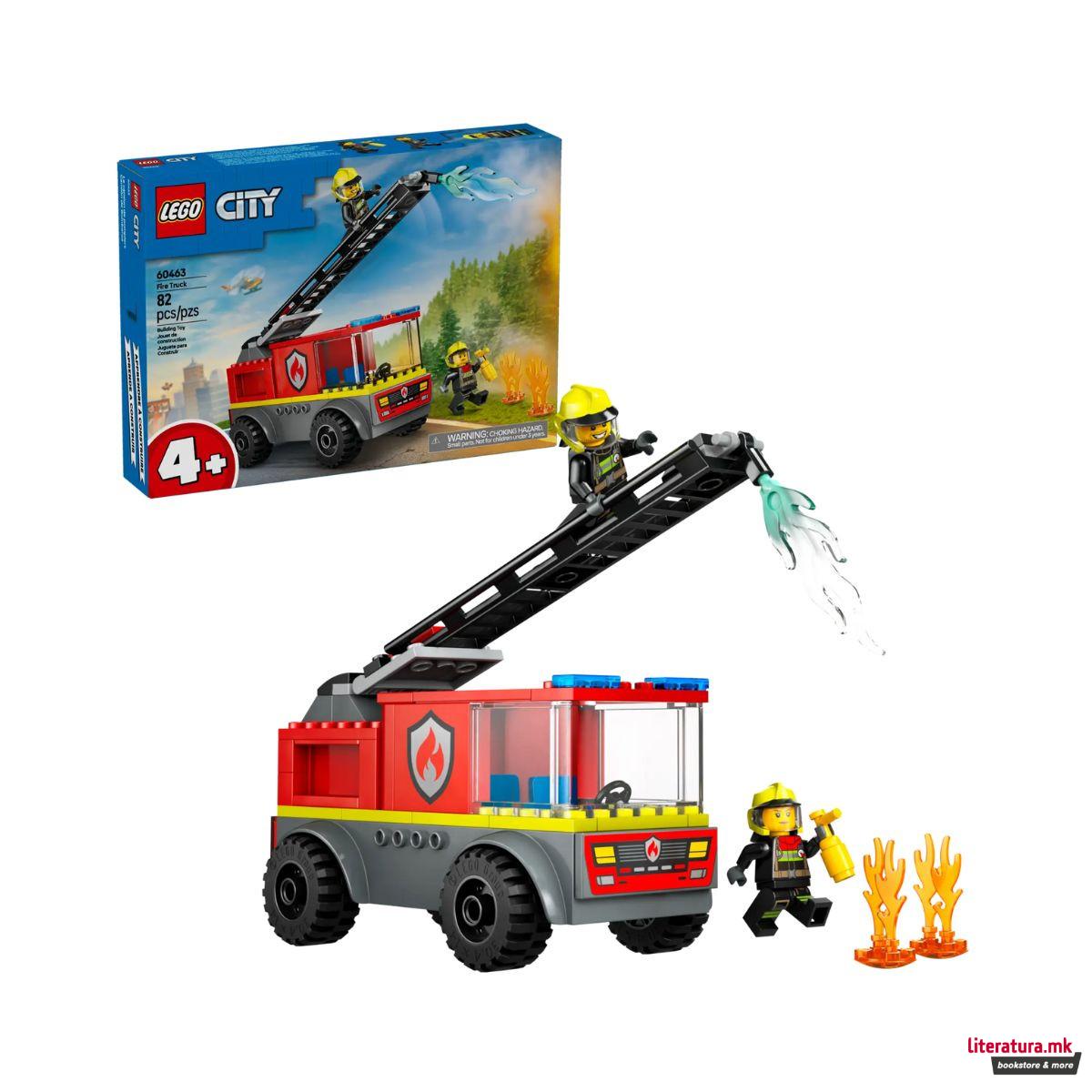 LEGO коцки, City, Fire Ladder Truck 