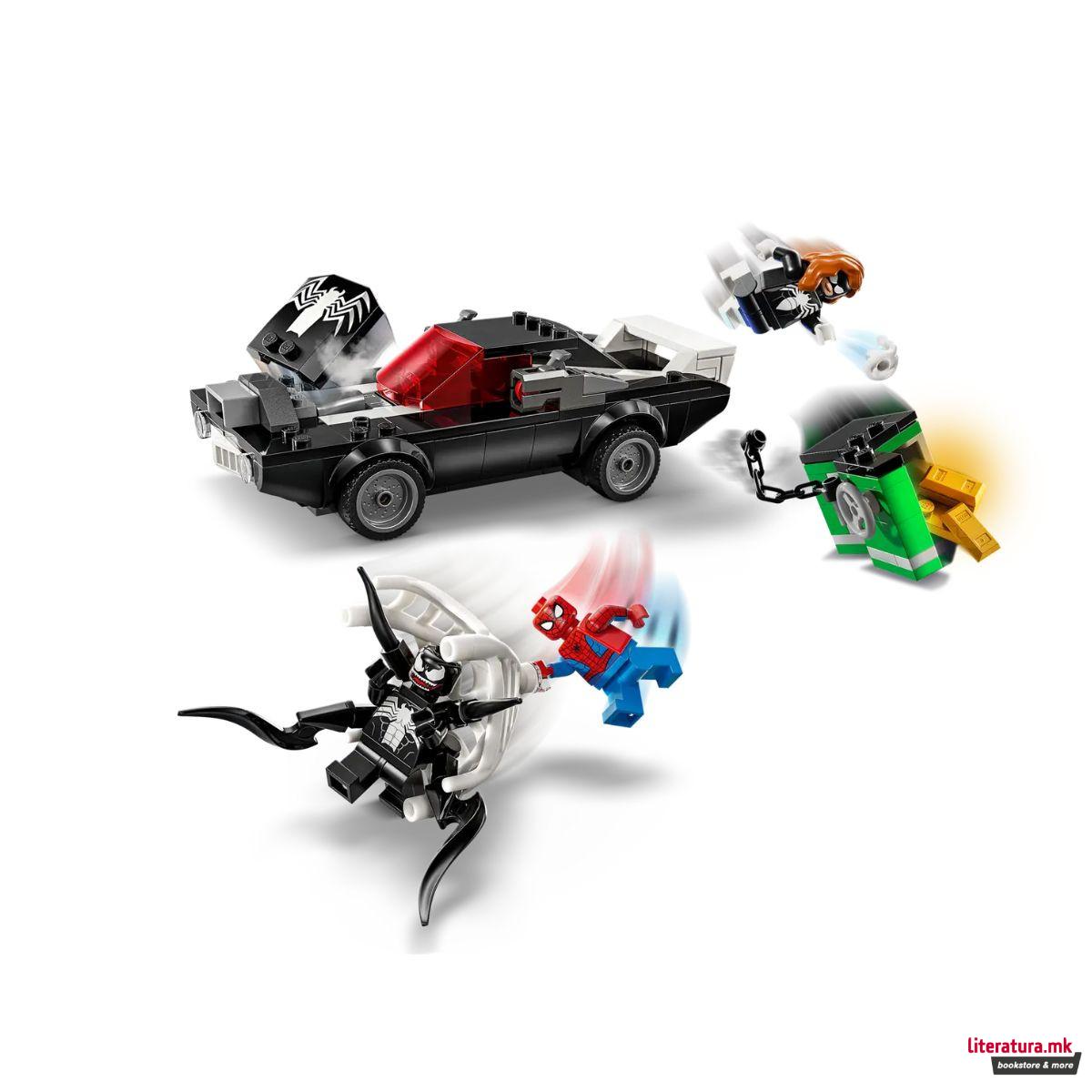 LEGO коцки, Marvel, Spider-Man vs. Venom Muscle Car