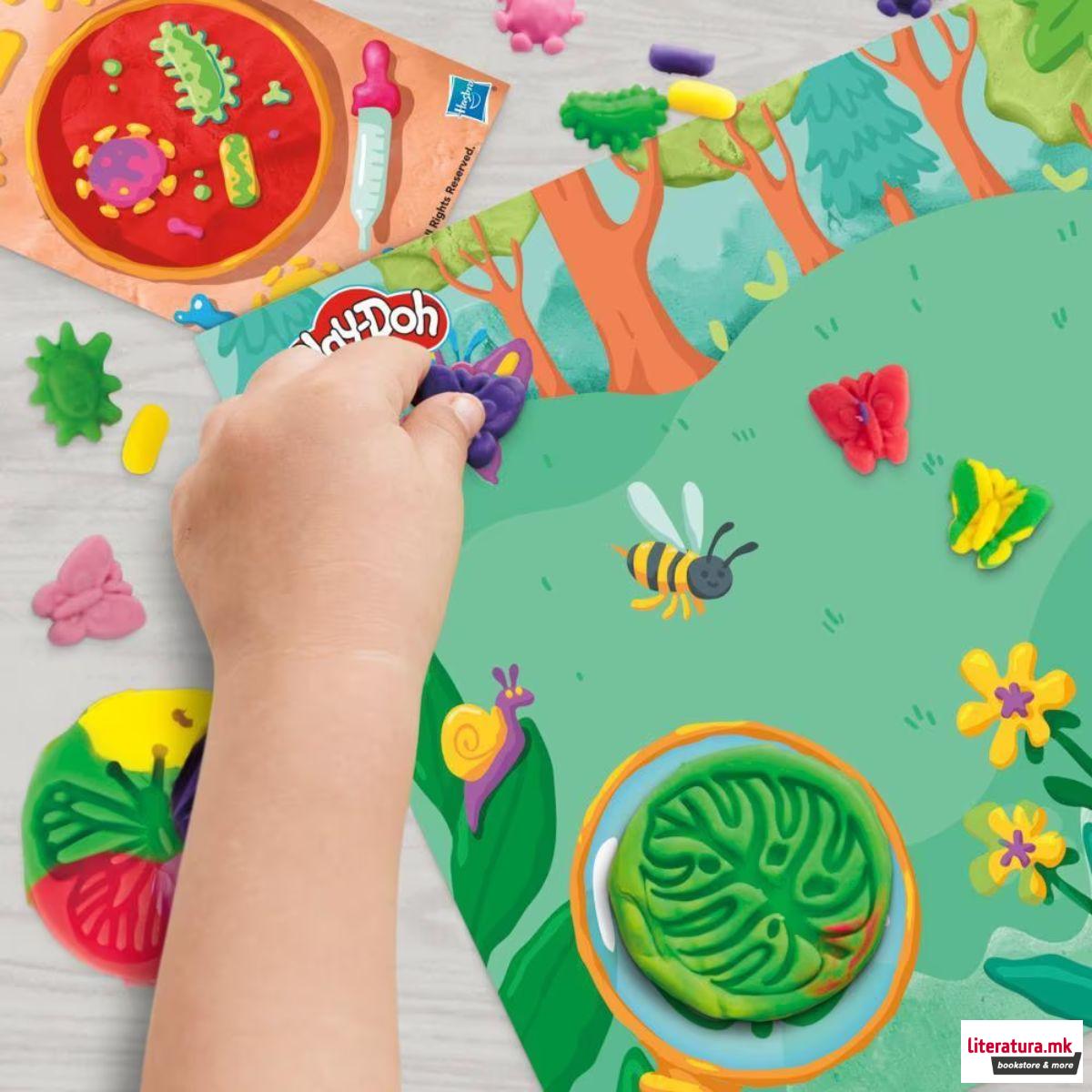Сет за игра, Play-Doh Light & Look Microscope Playset