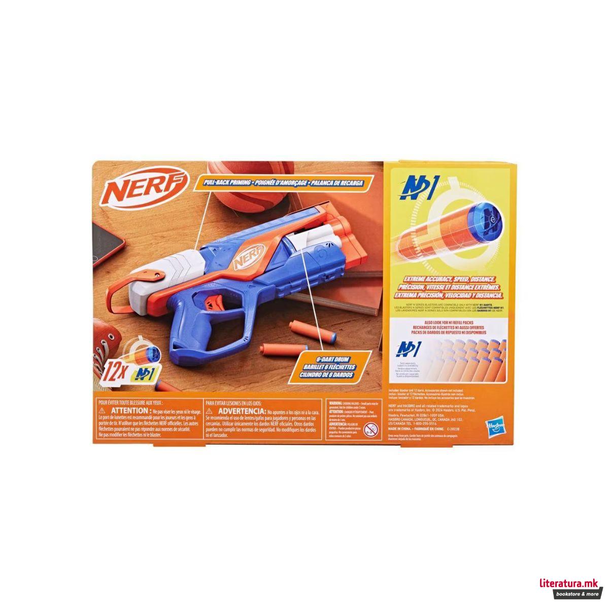 NERF пиштол со мека муниција, N-Series Agility Blaster 