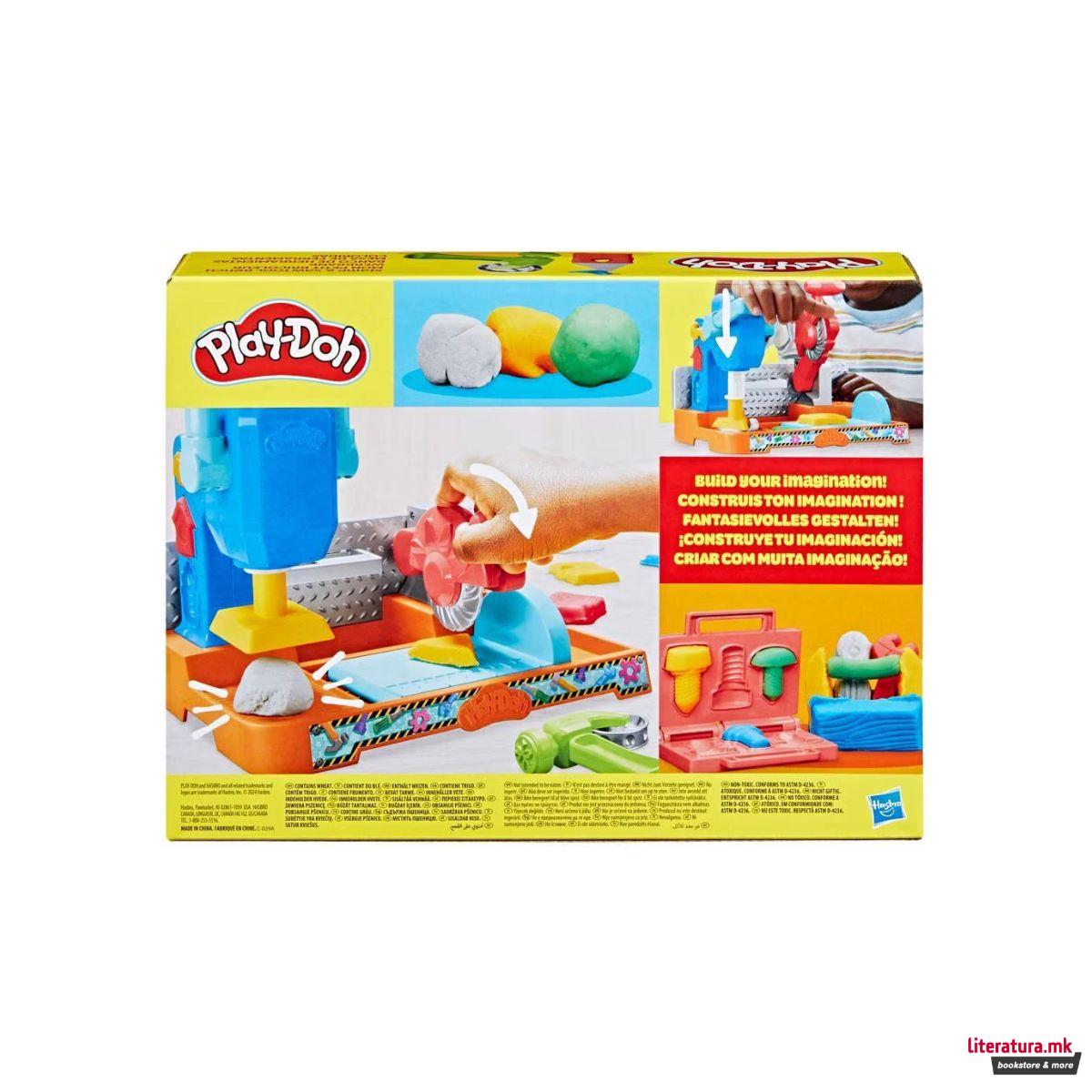 Сет за игра, Play-Doh Stamp & Saw Tool Bench