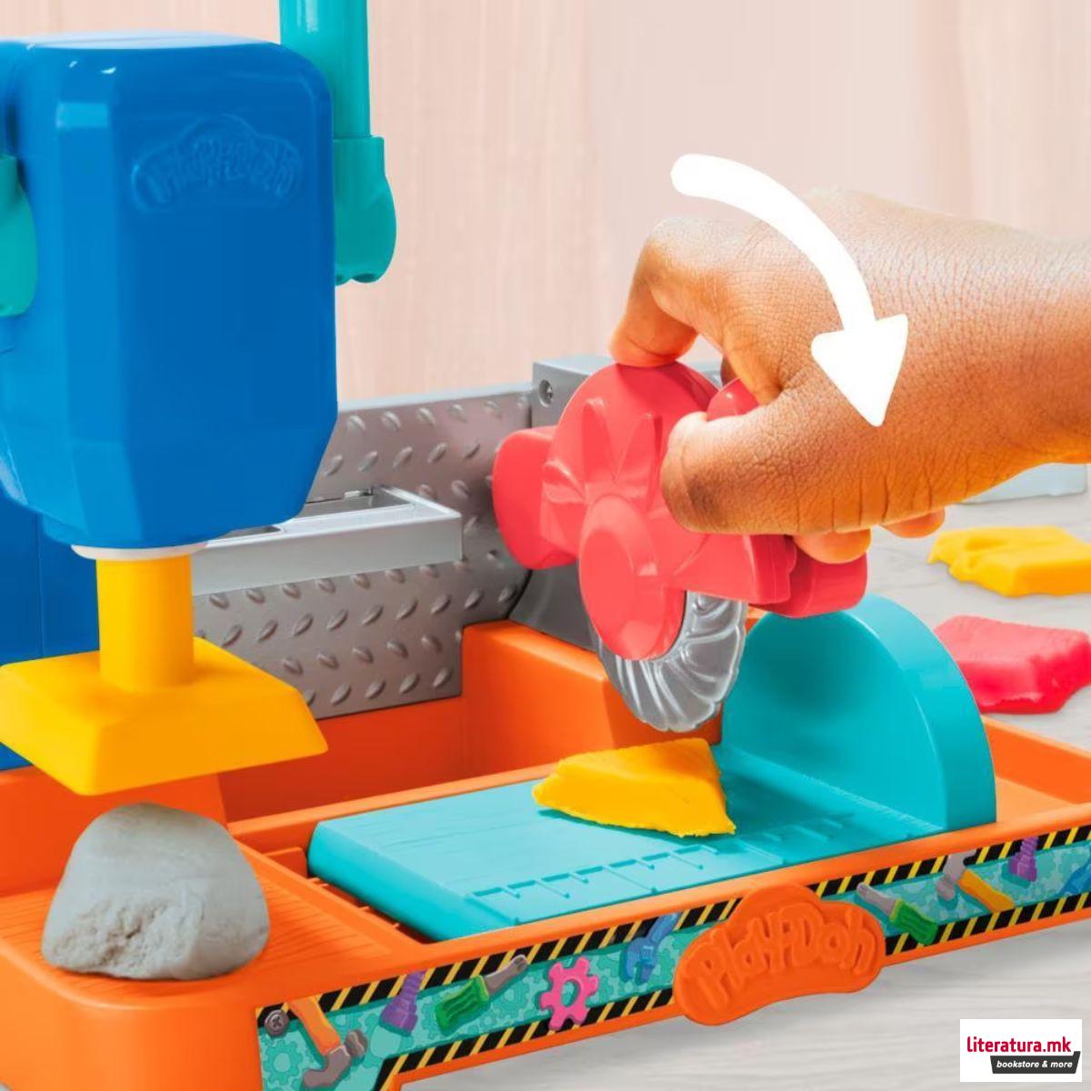 Сет за игра, Play-Doh Stamp & Saw Tool Bench
