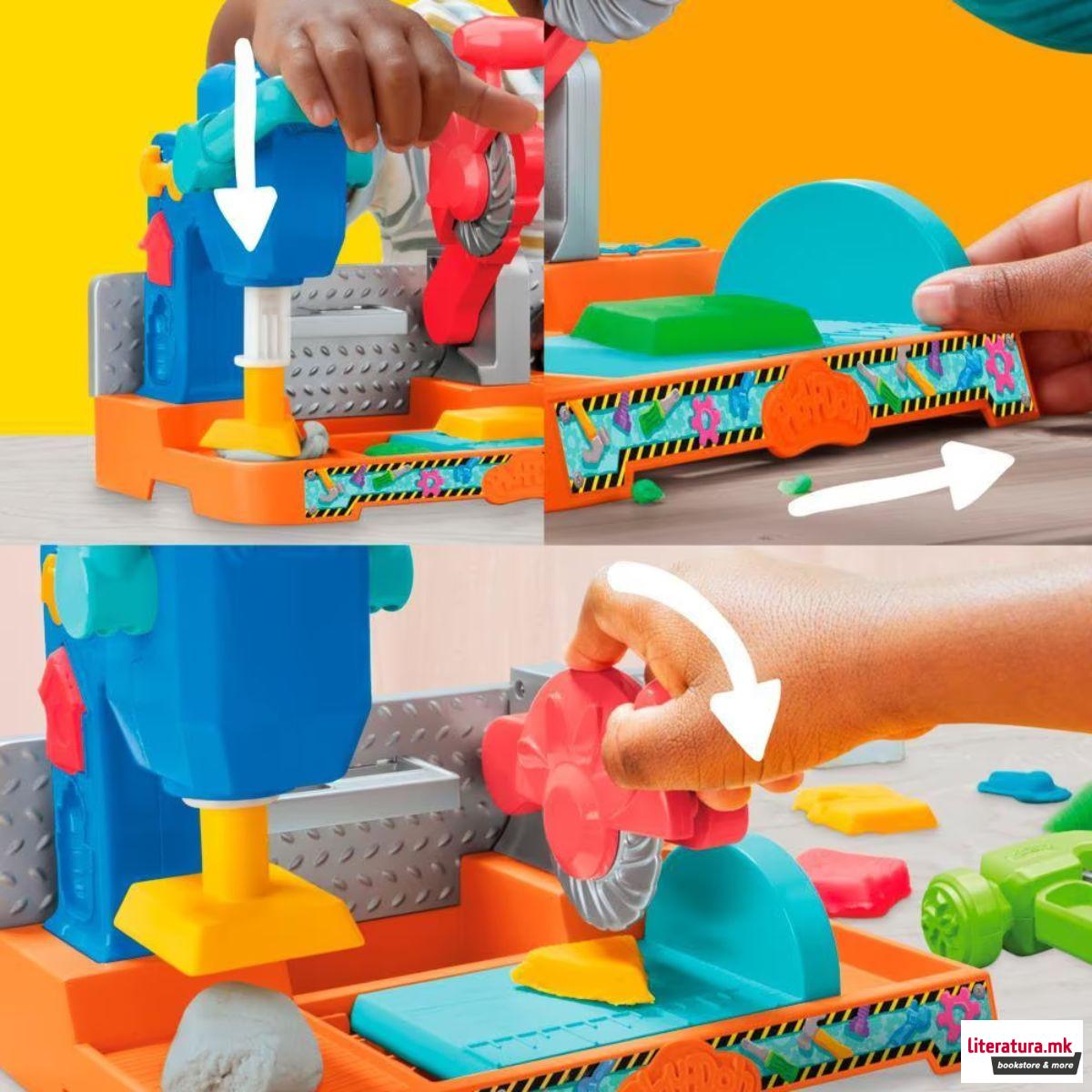Сет за игра, Play-Doh Stamp & Saw Tool Bench