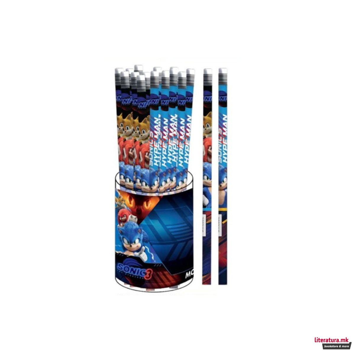 Молив, со гума, Sonic The Hedgehog