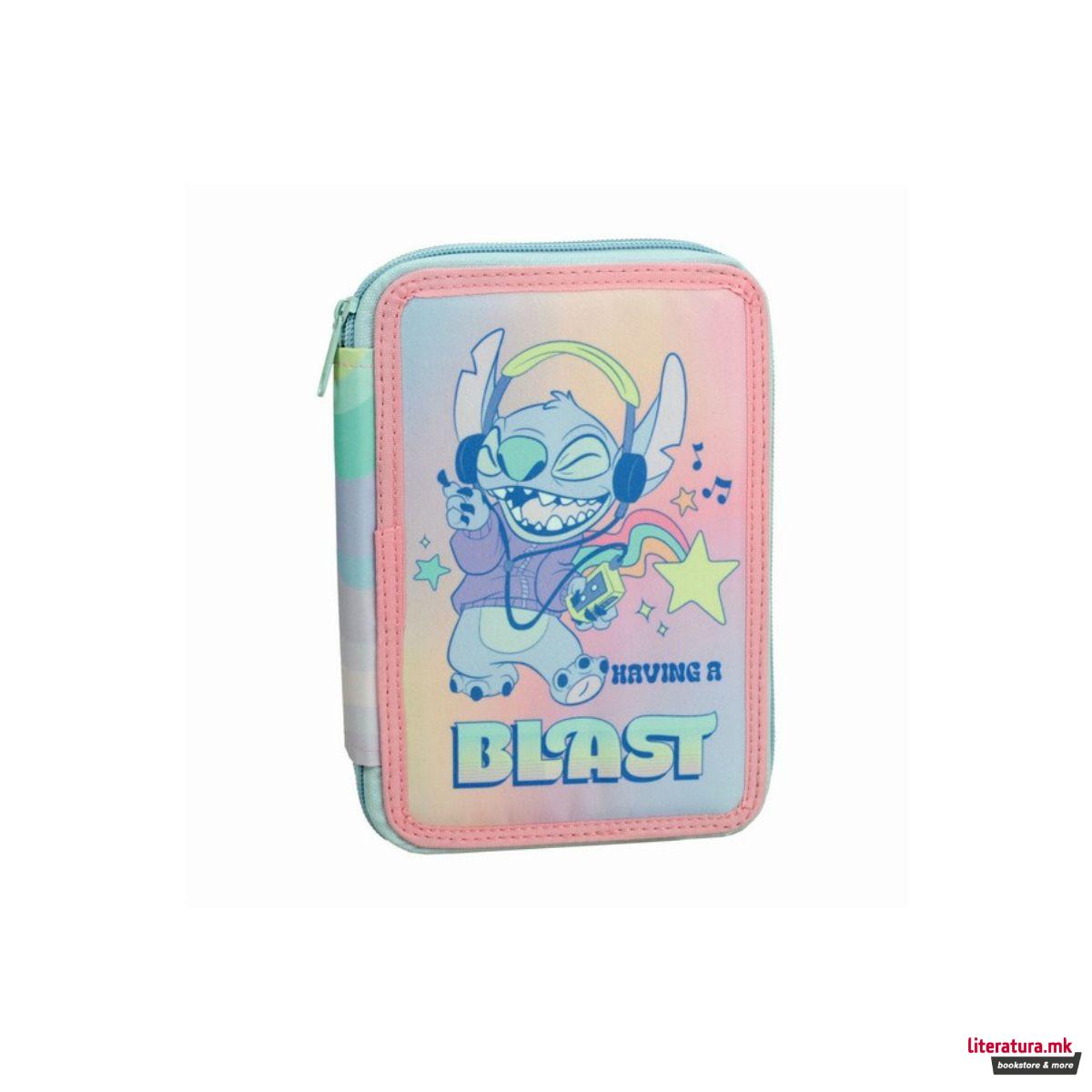 Несесер за моливи - полн, Disney: Stitch - Having a Blast 