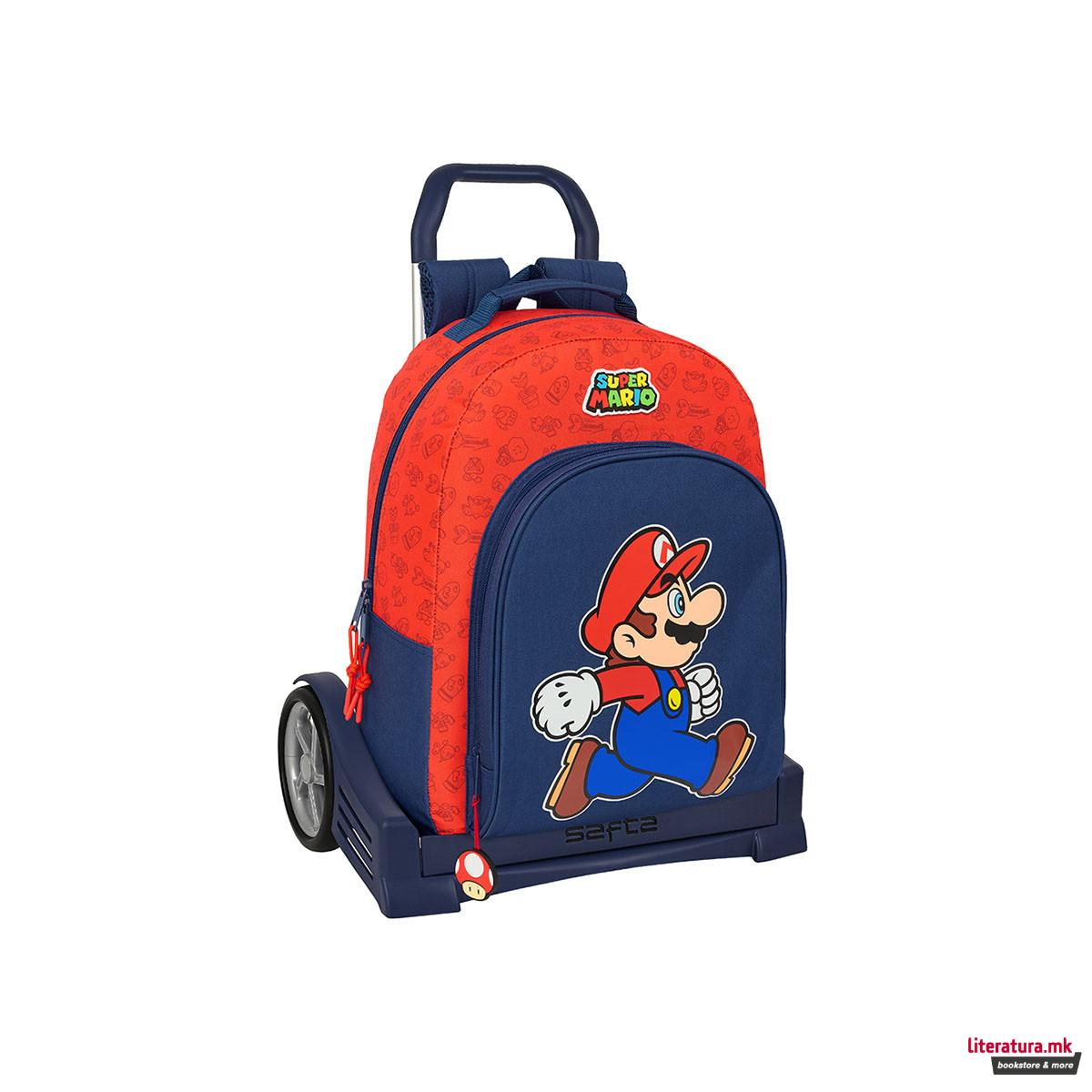 Ранец со тркала, Super Mario