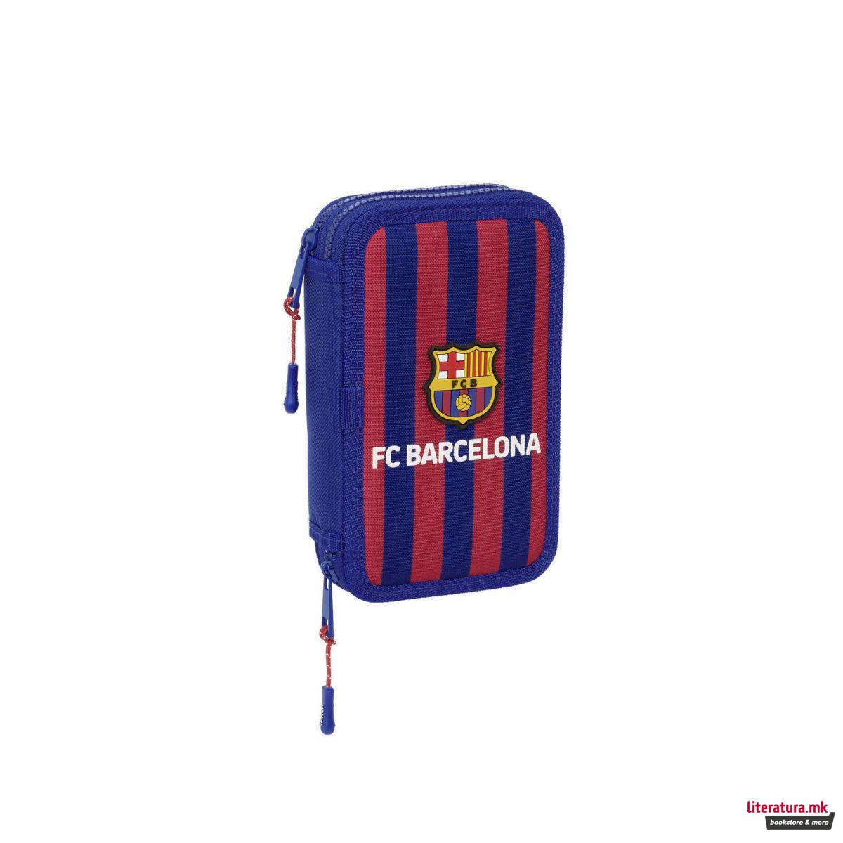 Несесер за моливи - полн, FC Barcelona