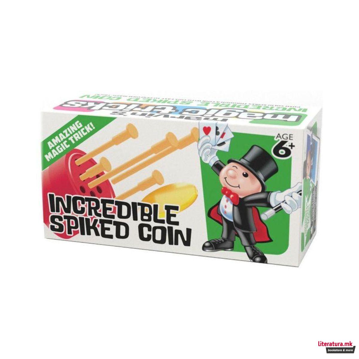 Магичен трик, Incredible Spiked Coin
