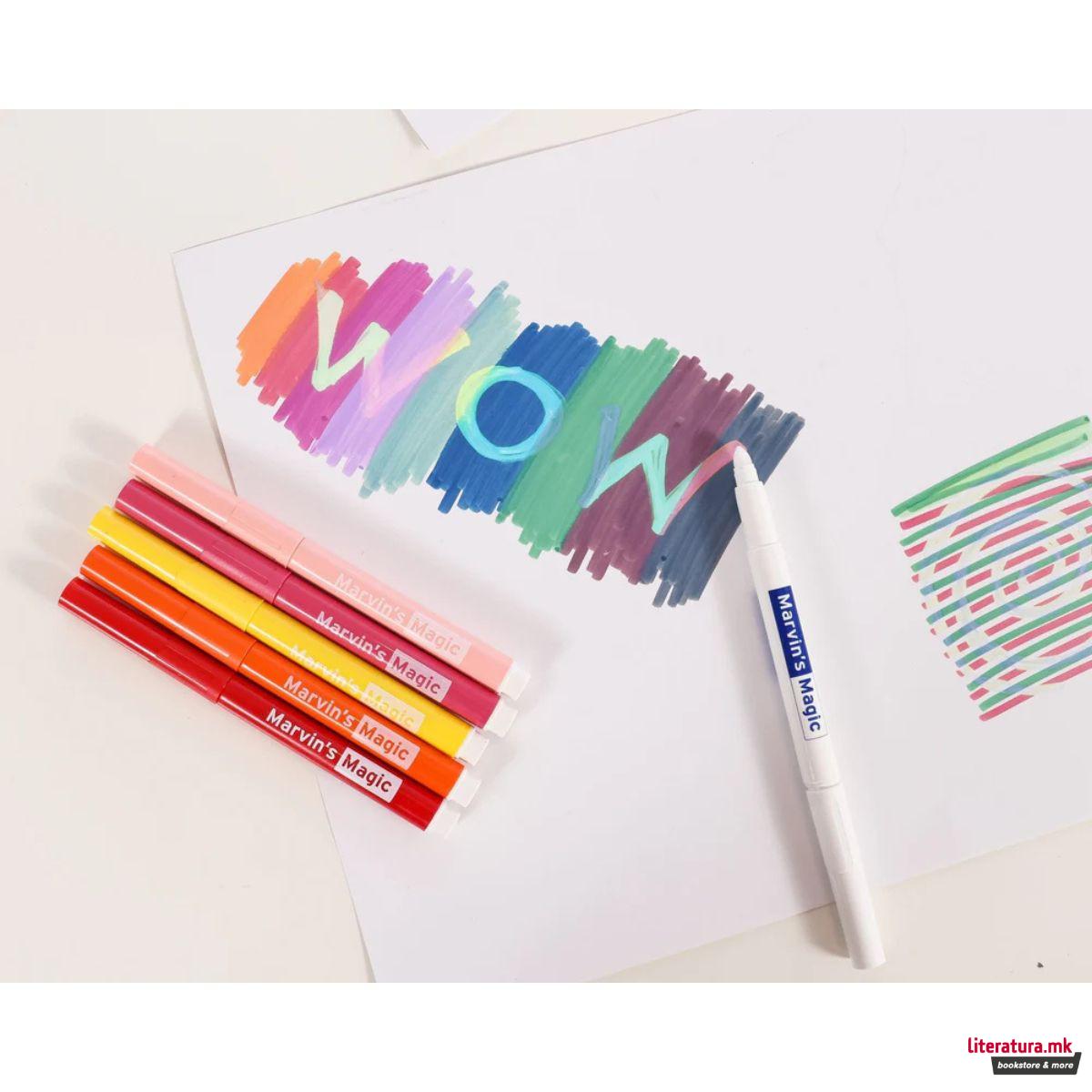 Сет од 25 магични фломастери, Marvin's Amazing Magic Pens
