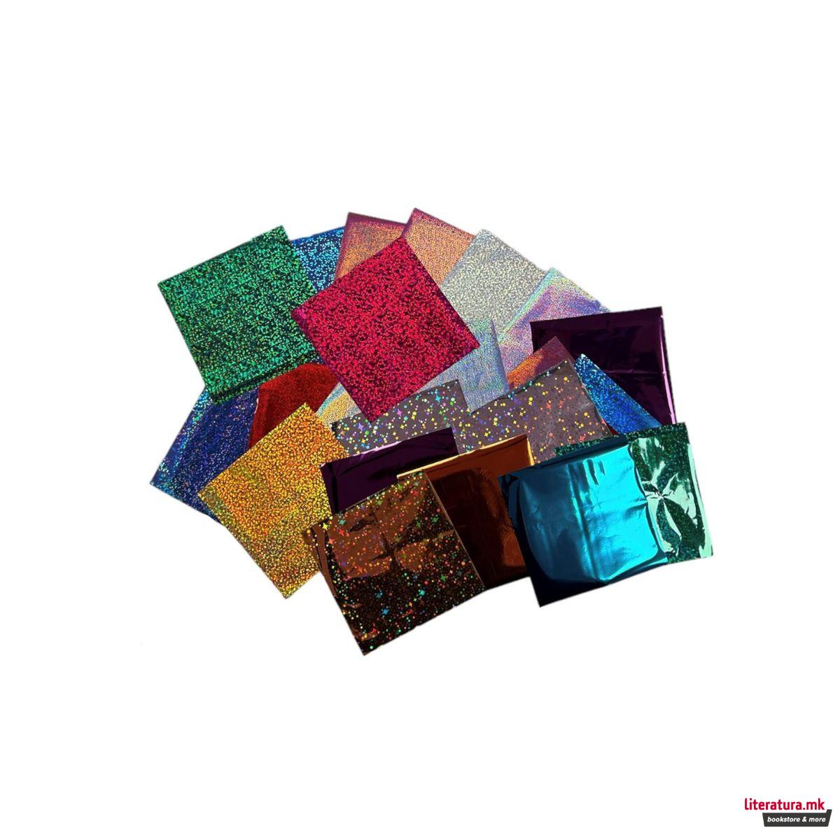 Сет за изработка на стикери, Magic Foil Rainbow Stickers