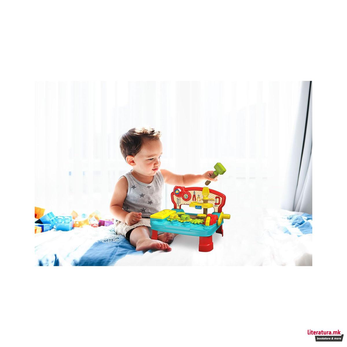 Сет за игра, Baby Clementoni: Montessori - Baby Workbench 