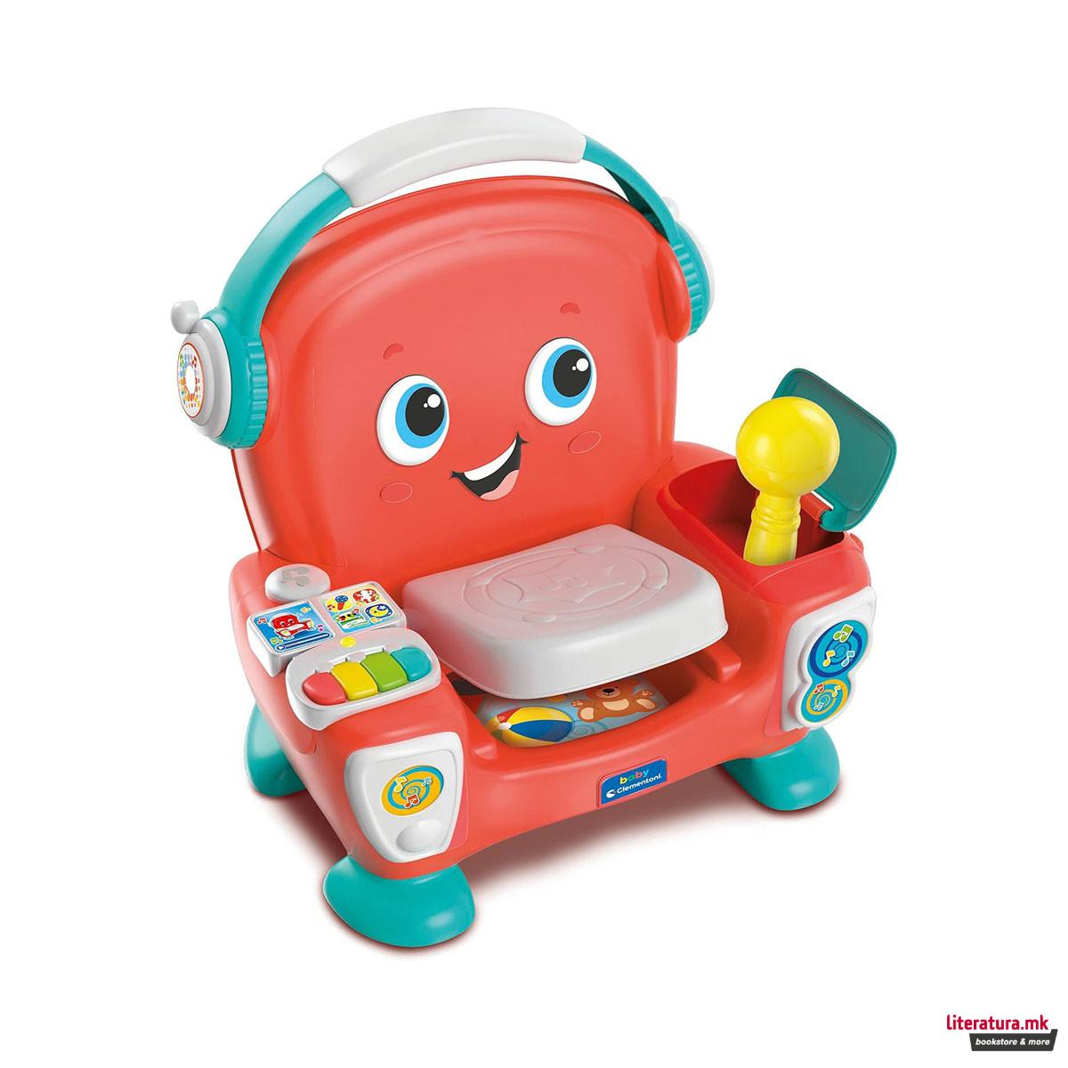 Интерактивно детско столче, Baby Clementoni - Music Chair 