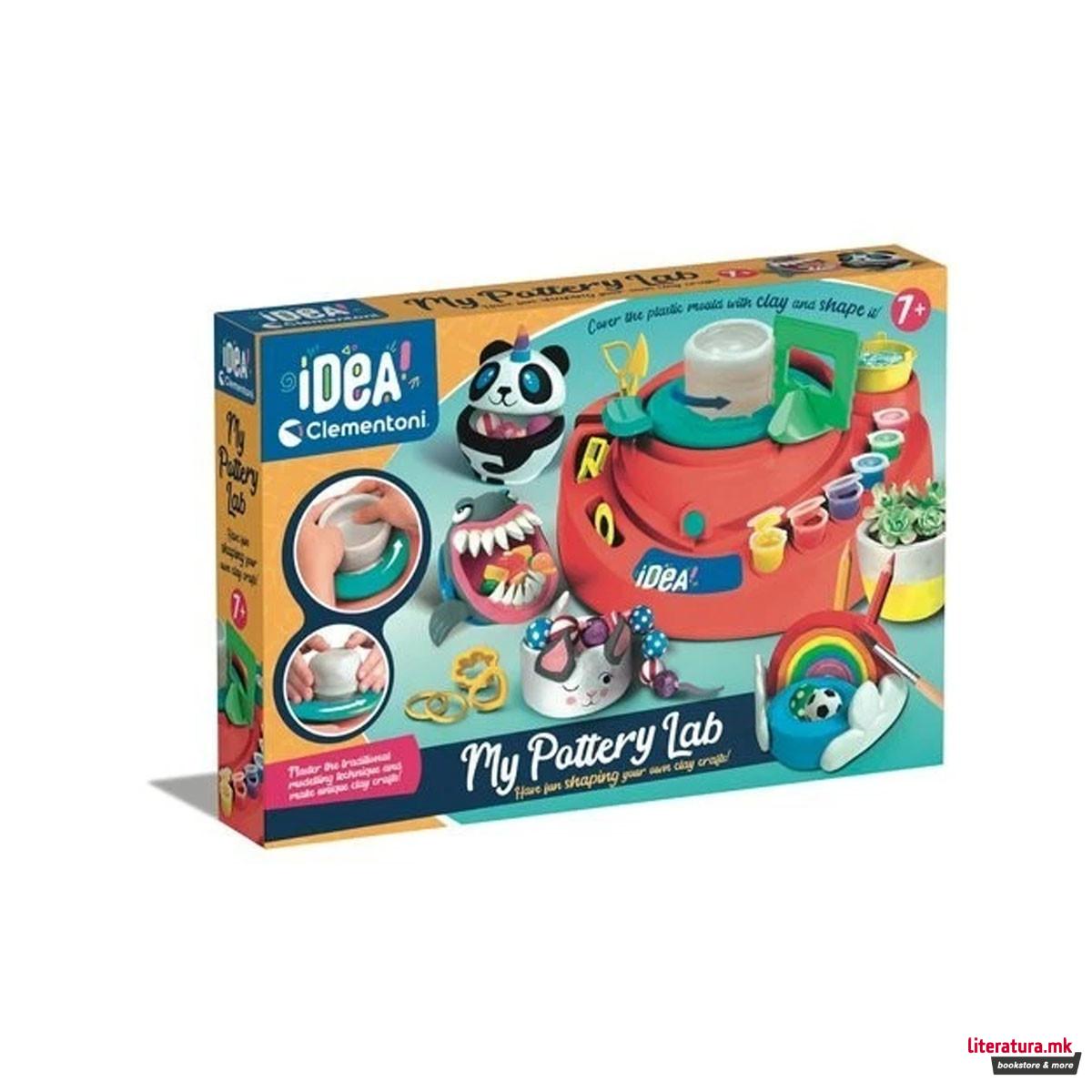 Сет за изработка, Idea Clementoni - My Pottery Lab 
