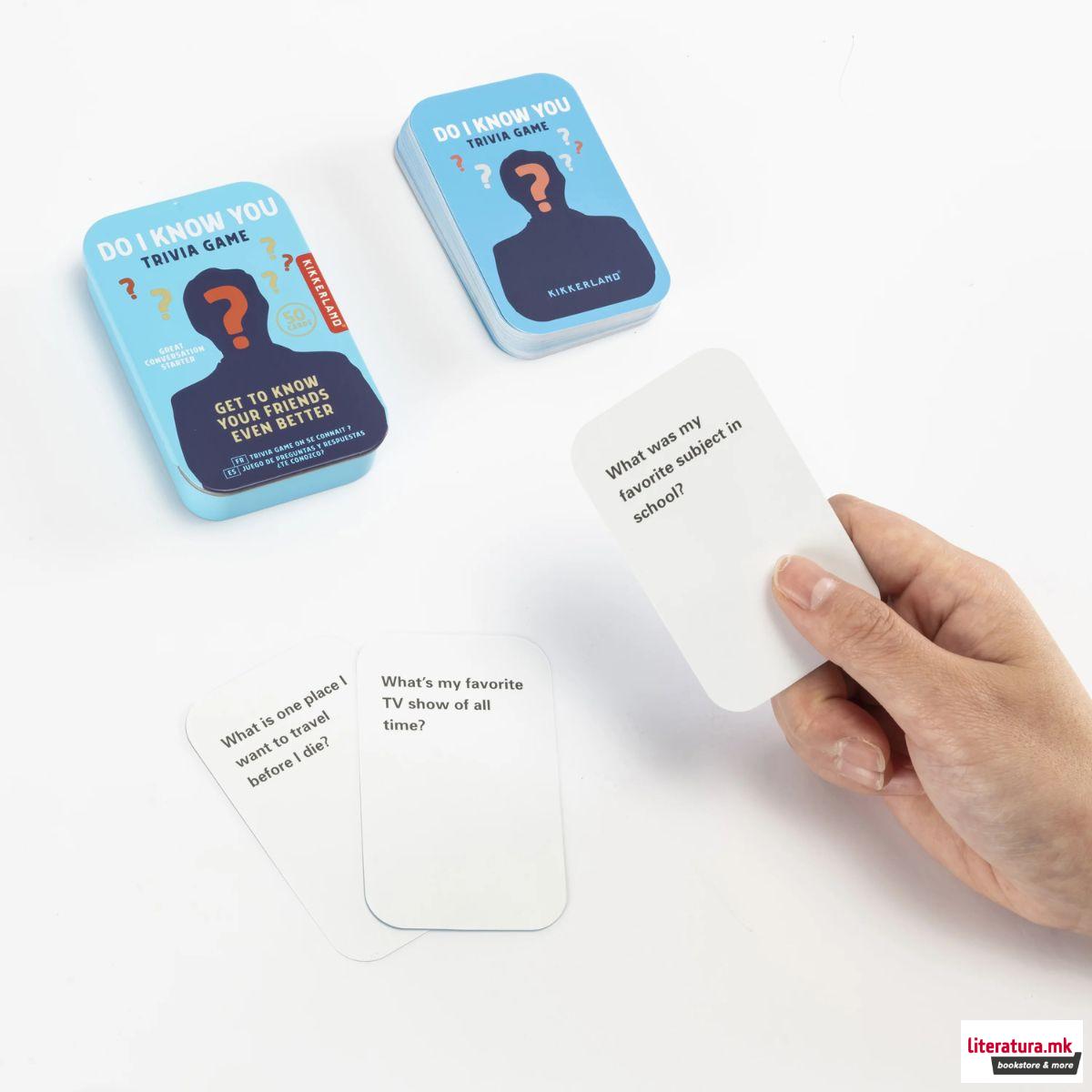Друштвена игра, Do I Know You? Trivia