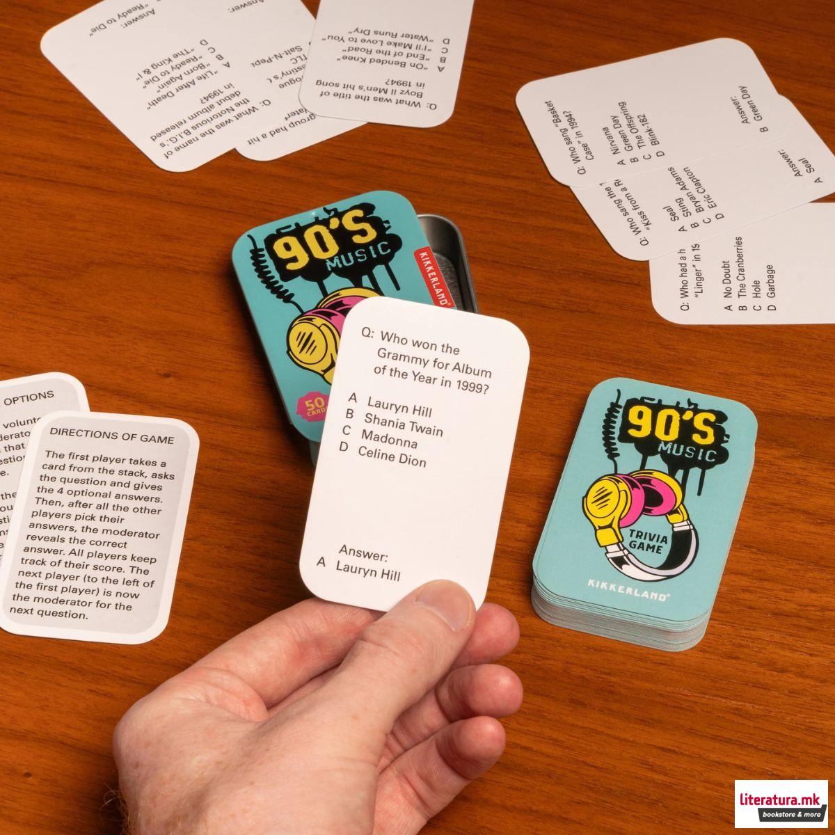 Друштвена игра, 90's Music Trivia