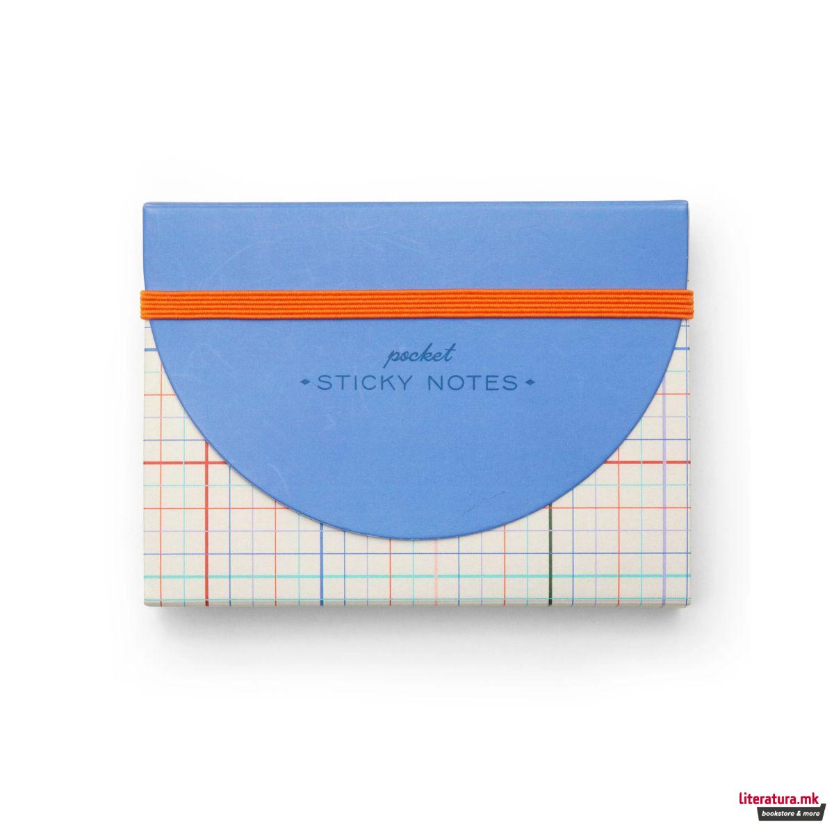 Сет од 5 блокови мемо ливчиња, Inkerie Set of 5 Sticky Notes