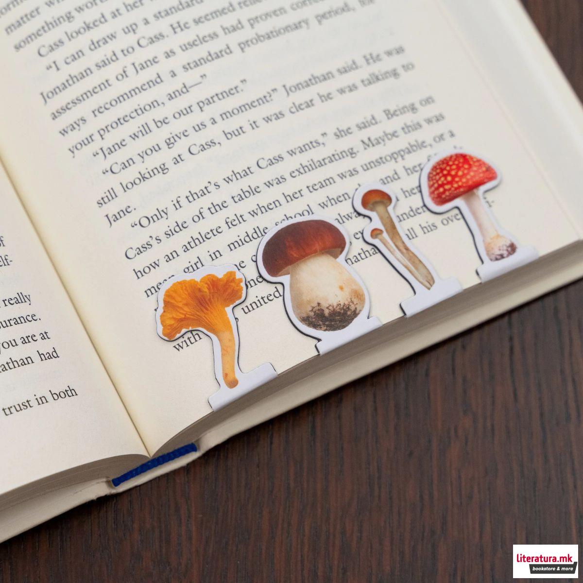 Магнетни разделници, Mushroom Magnetic Bookmarks