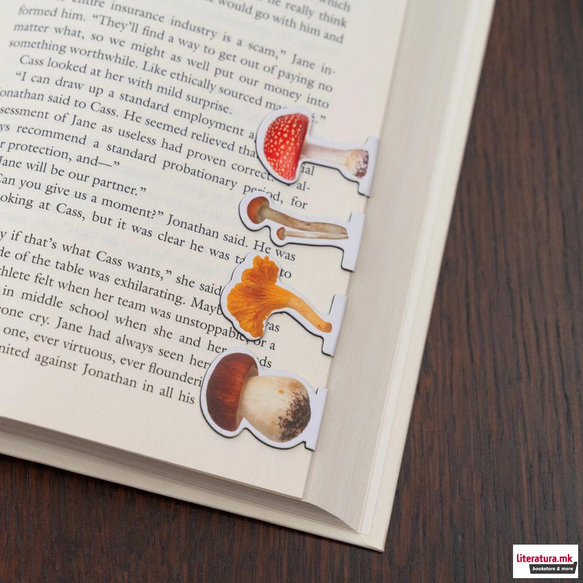 Магнетни разделници, Mushroom Magnetic Bookmarks
