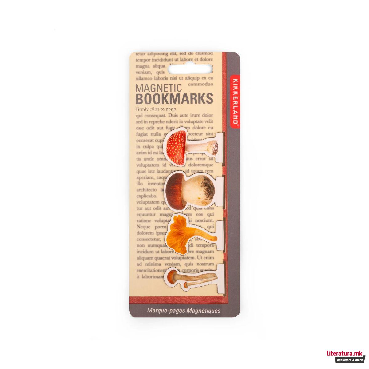 Магнетни разделници, Mushroom Magnetic Bookmarks